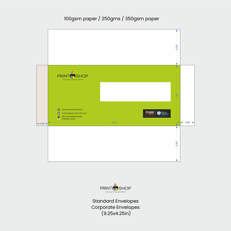 Standard Envelopes (9.25x4.25in)