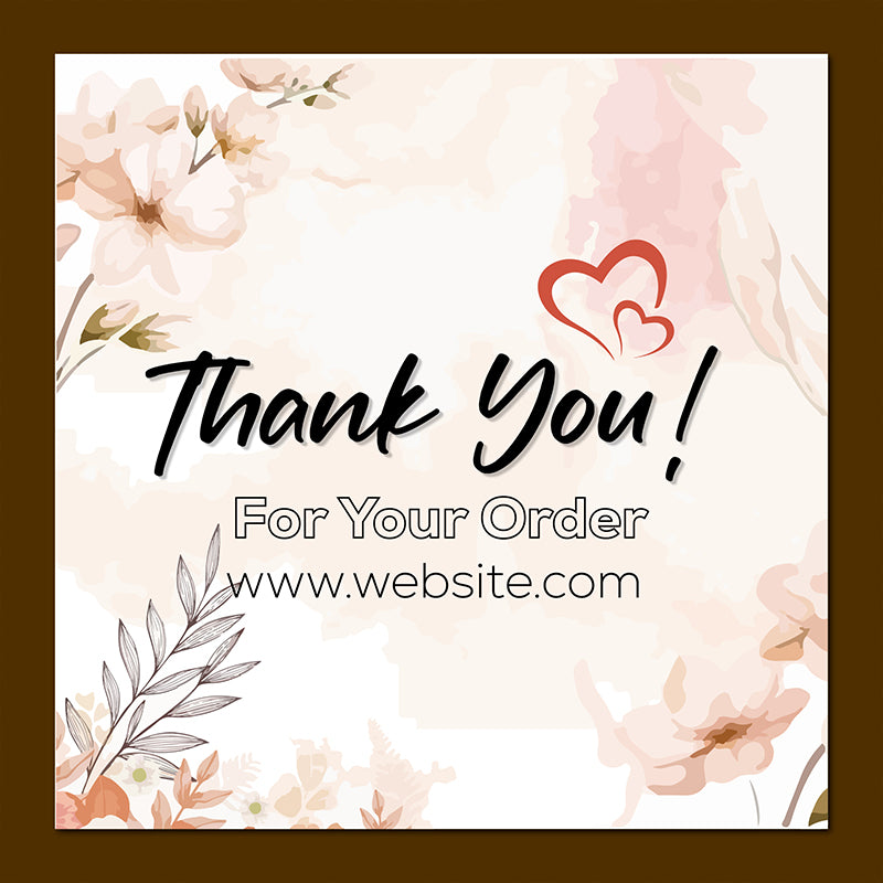 Thank You Card - A4 Size