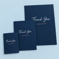 Thank You Cards, 250 GSM With Lamination, 1 Side