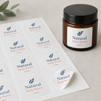 Opaque White PVC Stickers