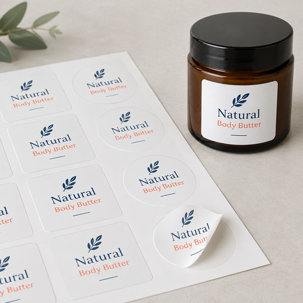 Opaque White PVC Stickers