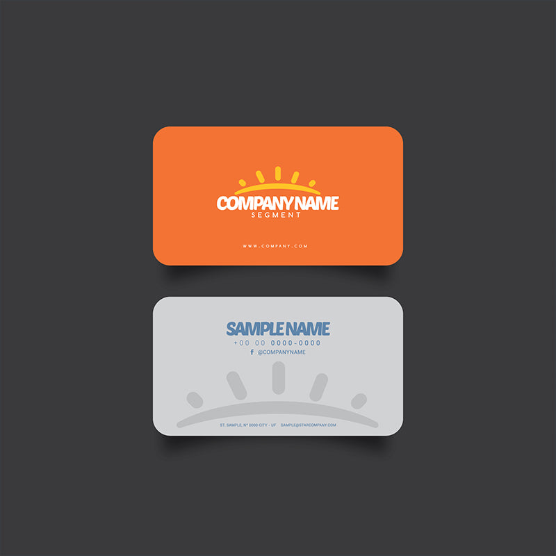 Matt 400 GSM Round Corner Visiting Cards