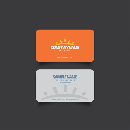 Matt 400 GSM Round Corner Visiting Cards