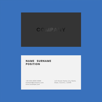 UV Effect Visiting Cards