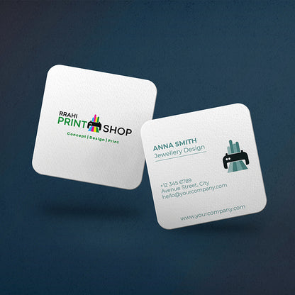 Round Corner Visiting Cards