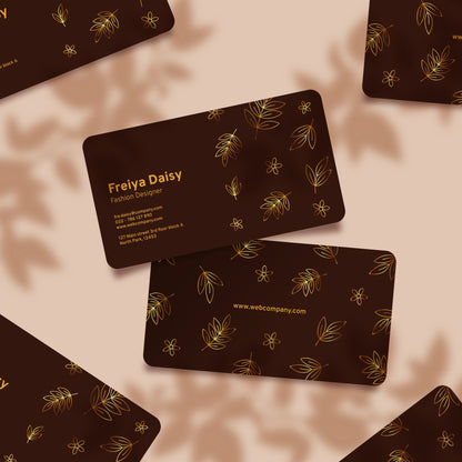Velvet Lamination Visiting Cards
