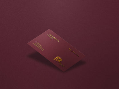 Velvet Lamination Visiting Cards