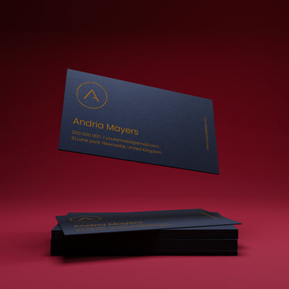 Velvet Lamination Visiting Cards