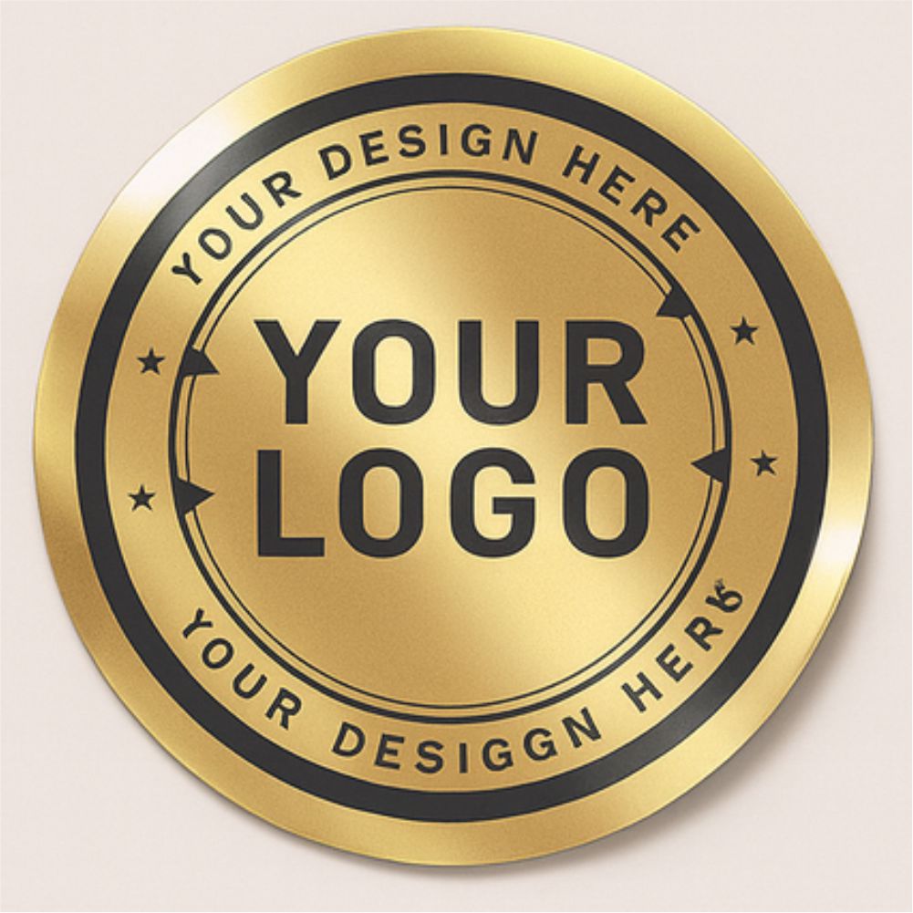 Gold Metallic Stickers
