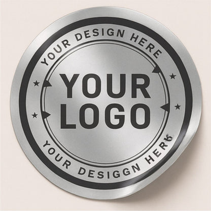 Silver Metallic Stickers