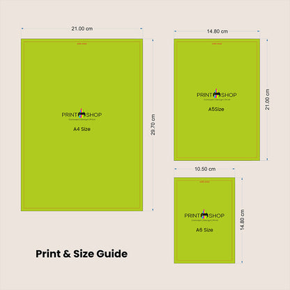 Thank You Card - A4 Size