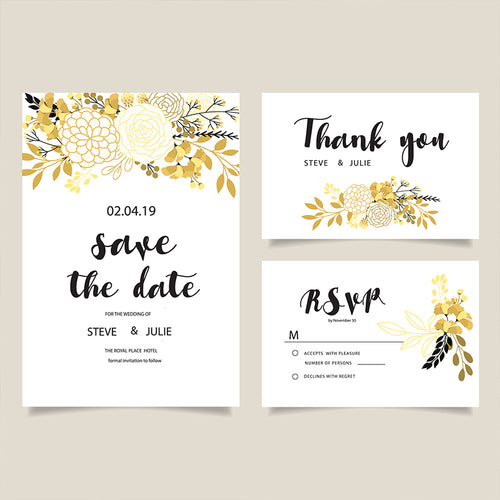 Thank You Cards, 300 GSM With Lamination, 1 Side