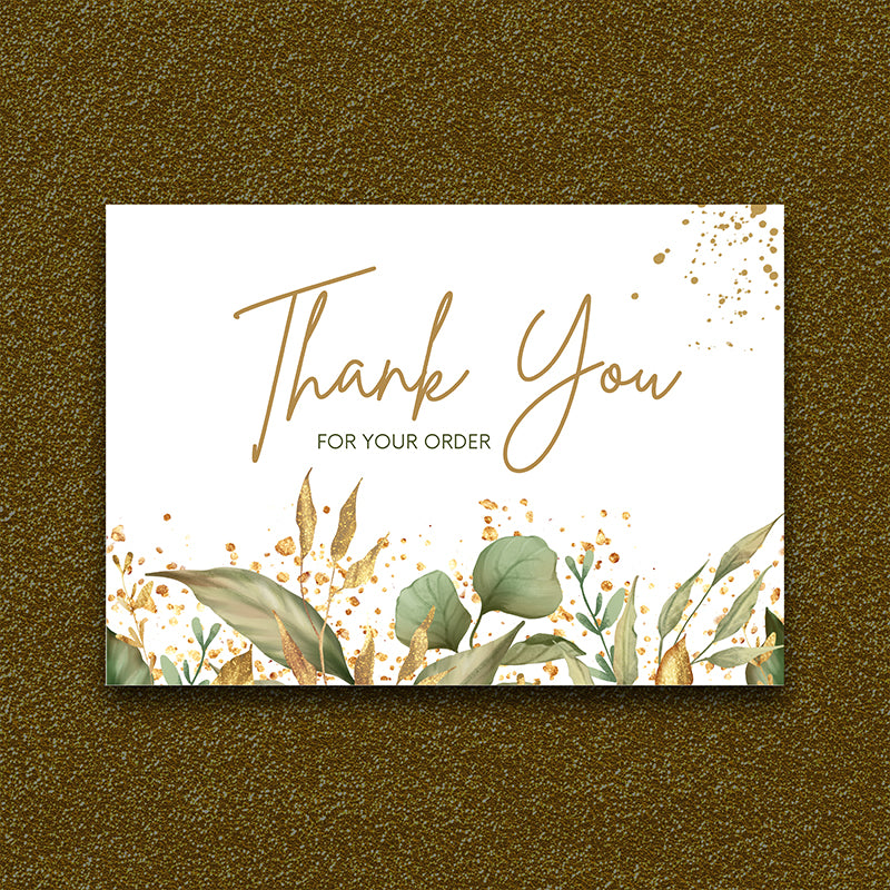 Thank You Card - A4 Size