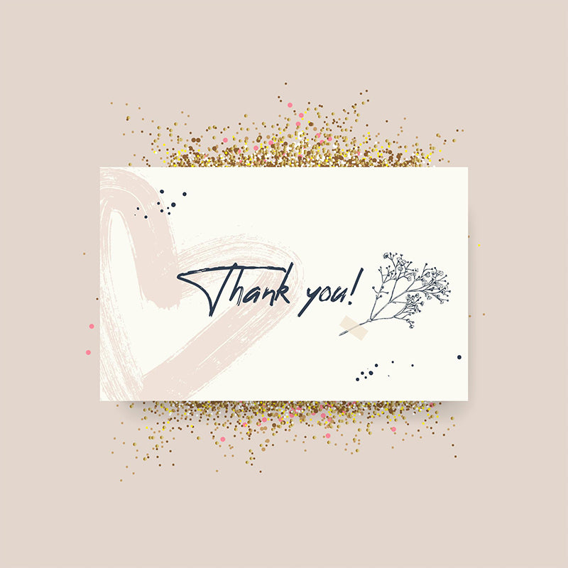 Thank You Card - A5 Size