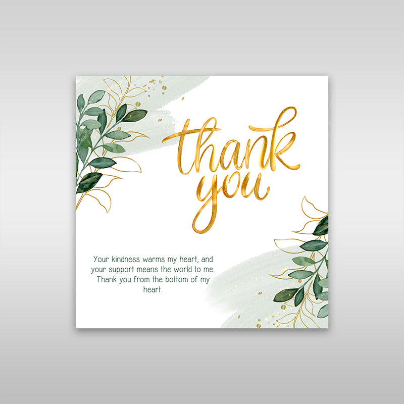 Thank You Card - A5 Size